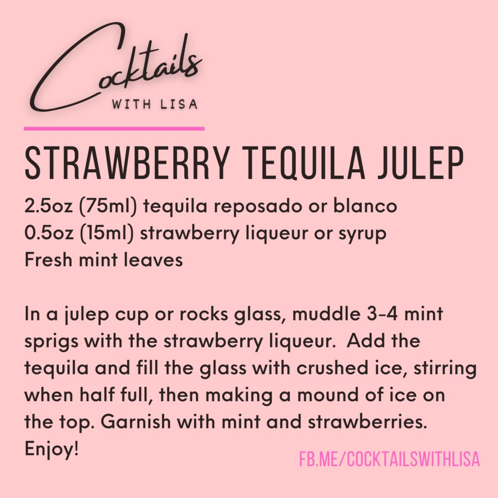 Strawberry Tequila Julep